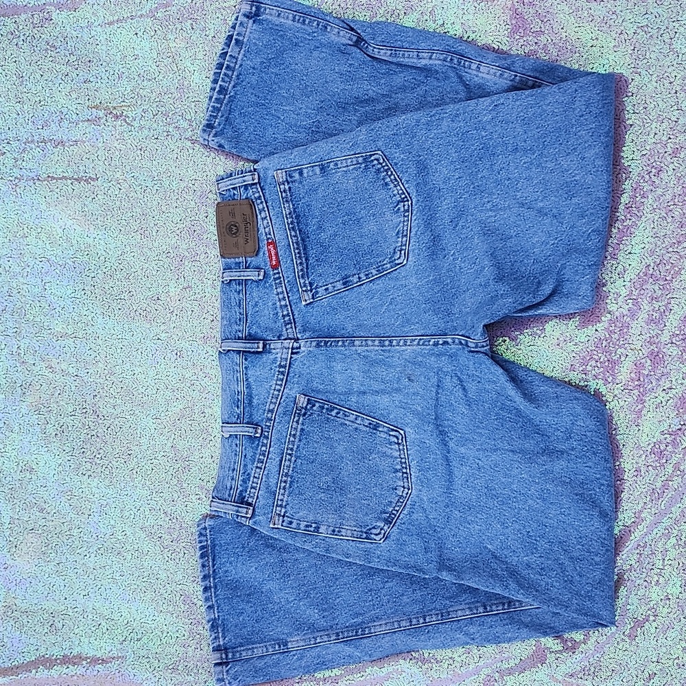 Wrangler Mens Light Wash Blue Jeans, 35x30 Good Condition!